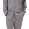 Men's 2 Piece Long Sleeve Walking Suit In Gray -Shirts Sales Store 12th floor 12s