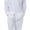 Men's 2 Piece Long Sleeve Walking Suit In White 1 Men's 2 Piece Long Sleeve Walking Suit In White -Shirts Sales Store 1641 White s