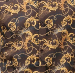 Chocolate Feather And Paisley Front Design 2 Piece Long Sleeve Walking Suit Set 5 Chocolate Feather And Paisley Front Design 2 Piece Long Sleeve Walking Suit Set -Shirts Sales Store 2374Chocolate detail