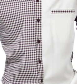 Plum Checkered 2 Piece Long Sleeve Walking Suit Set 5 Plum Checkered 2 Piece Long Sleeve Walking Suit Set -Shirts Sales Store 2386PLUM 2