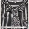 French Cuff Regular Fit Shirt Set Bold Stripe Black With Cuff Links, Tie And Hanky 2 French Cuff Regular Fit Shirt Set Bold Stripe Black With Cuff Links, Tie And Hanky -Shirts Sales Store ds3793p2 black